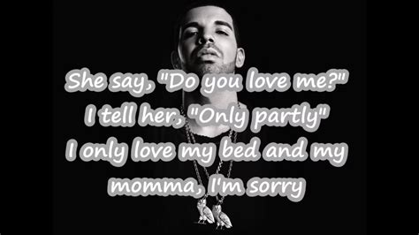 she say do you love me lyrics|drake wishing on me.